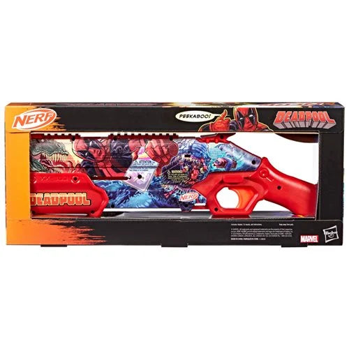 Nerf Rival Marvel Deadpool Blaster – Pump Action, 90 FPS, 16 Accu-Rounds, Ages 14+ | Official Hasbro Collectible