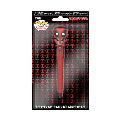 Deadpool Pop! Pen Case of 48 – Funko Deadpool Office Collectible Pens (Red Ink)