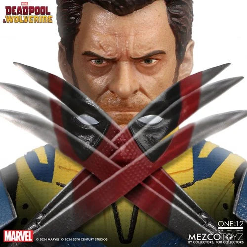 Deadpool & Wolverine: Wolverine DX One:12 Collective Action Figure – Deluxe Edition | Hugh Jackman Marvel Collectible Toy (17cm)