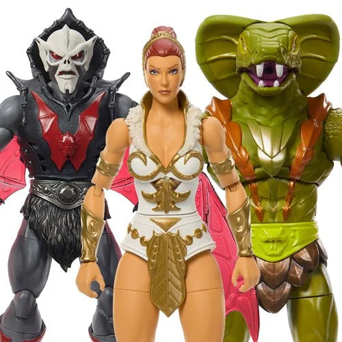 Masters of the Universe Masterverse Wave 18 Action Figure Case of 4 – Teela, Hordak & Kobra Khan