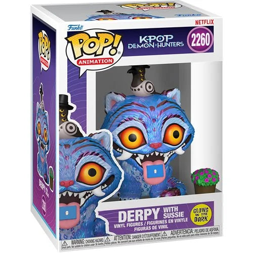 KPop Demon Hunters Tiger with Bird Glow-in-the-Dark Funko Pop! Vinyl Figure #2260