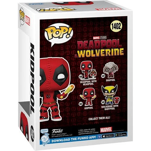 Deadpool & Wolverine Kidpool Funko Pop! Vinyl Figure #1402 – Marvel Collectible Toy (3.75-Inch) | Limited Edition USA