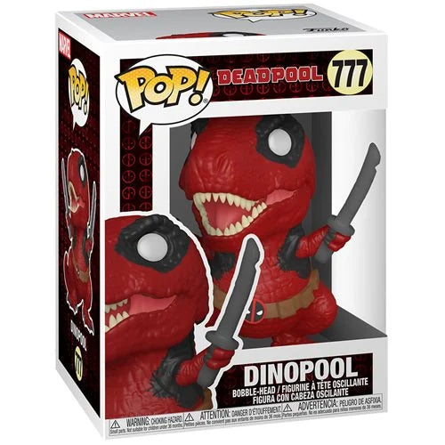 Deadpool 30th Anniversary Dinopool Funko Pop #777 Marvel