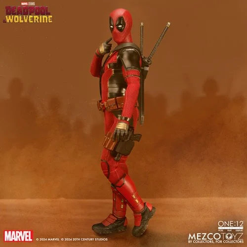 Deluxe Deadpool One:12 collectible figure with display base