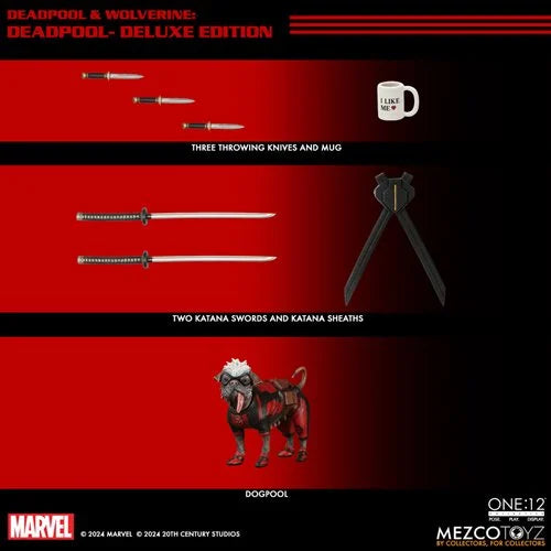 Ryan Reynolds Deadpool Marvel One:12 figure deluxe edition
