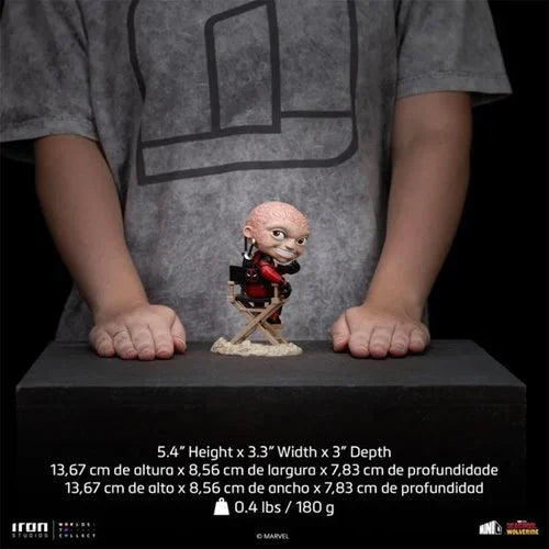 Deadpool & Wolverine Deadpool Unmasked MiniCo Vinyl Figure by Iron Studios – Hand-Painted Marvel Collectible