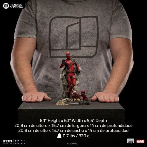 Deadpool & Wolverine Deadpool 1:10 Art Scale Limited Edition Statue by Iron Studios