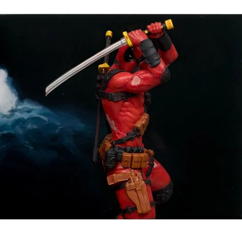 Marvel Deadpool #1 1:10 Scale Posed Figure with Scene – Collectible Statue (7.25 Inches, Ages 14+)