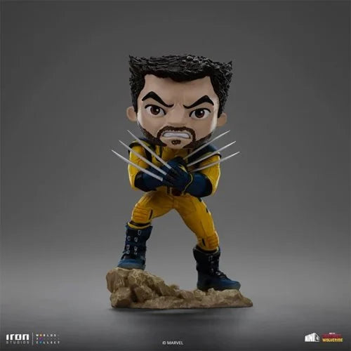 Deadpool & Wolverine with Headpool (Unmasked) MiniCo Vinyl Figure Set by Iron Studios
