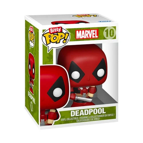 1-inch Deadpool mini-figure in hard acrylic display case