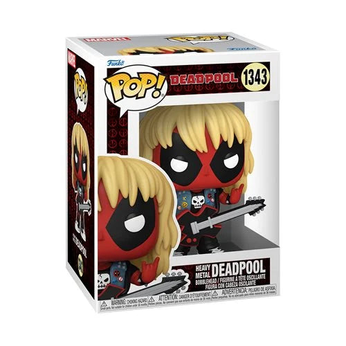 4-inch Funko Pop Deadpool Heavy Metal collectible figure