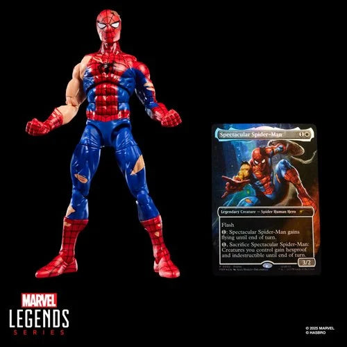 Marvel Legends Spider-Man Magic The Gathering Box Packaging