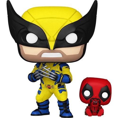 Wolverine Funko Pop 3.75 inches with Babypool 1.5 inch buddy